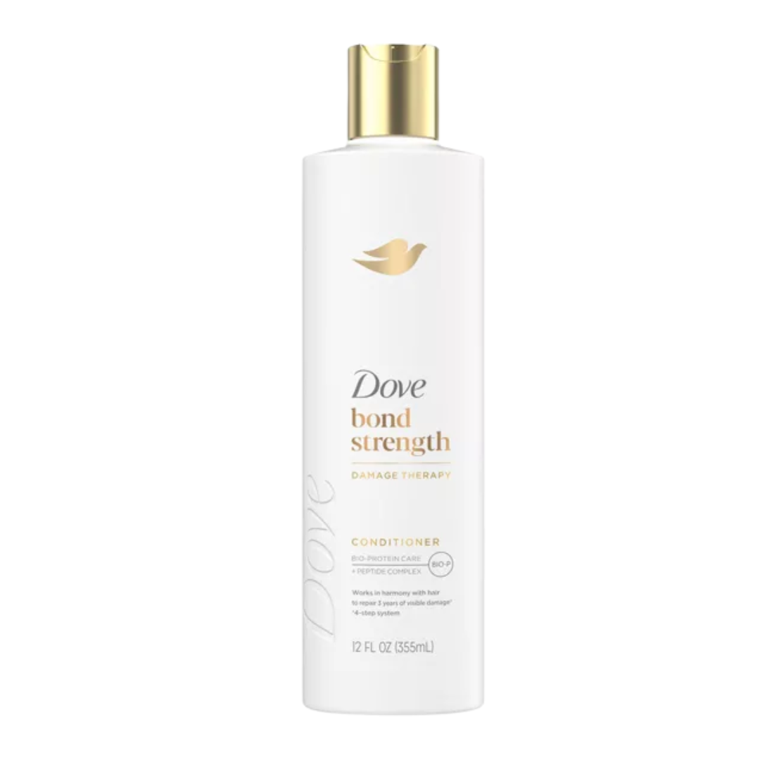 Shampoo Dove Bond Strength Damage Therapy 12 oz para reparación de enlaces capilares