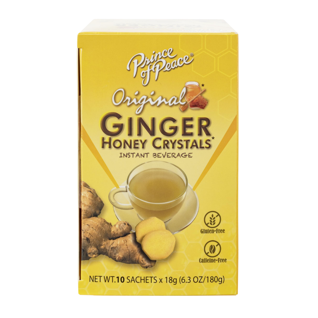 Cristales jengibre miel bebida 10 ct