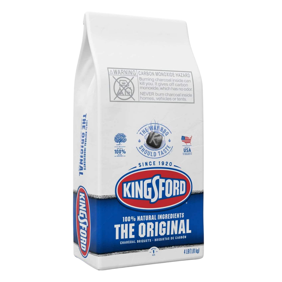 Bolsa de Kingsford Carbón 4 lb, briquetas de encendido rápido y calor constante