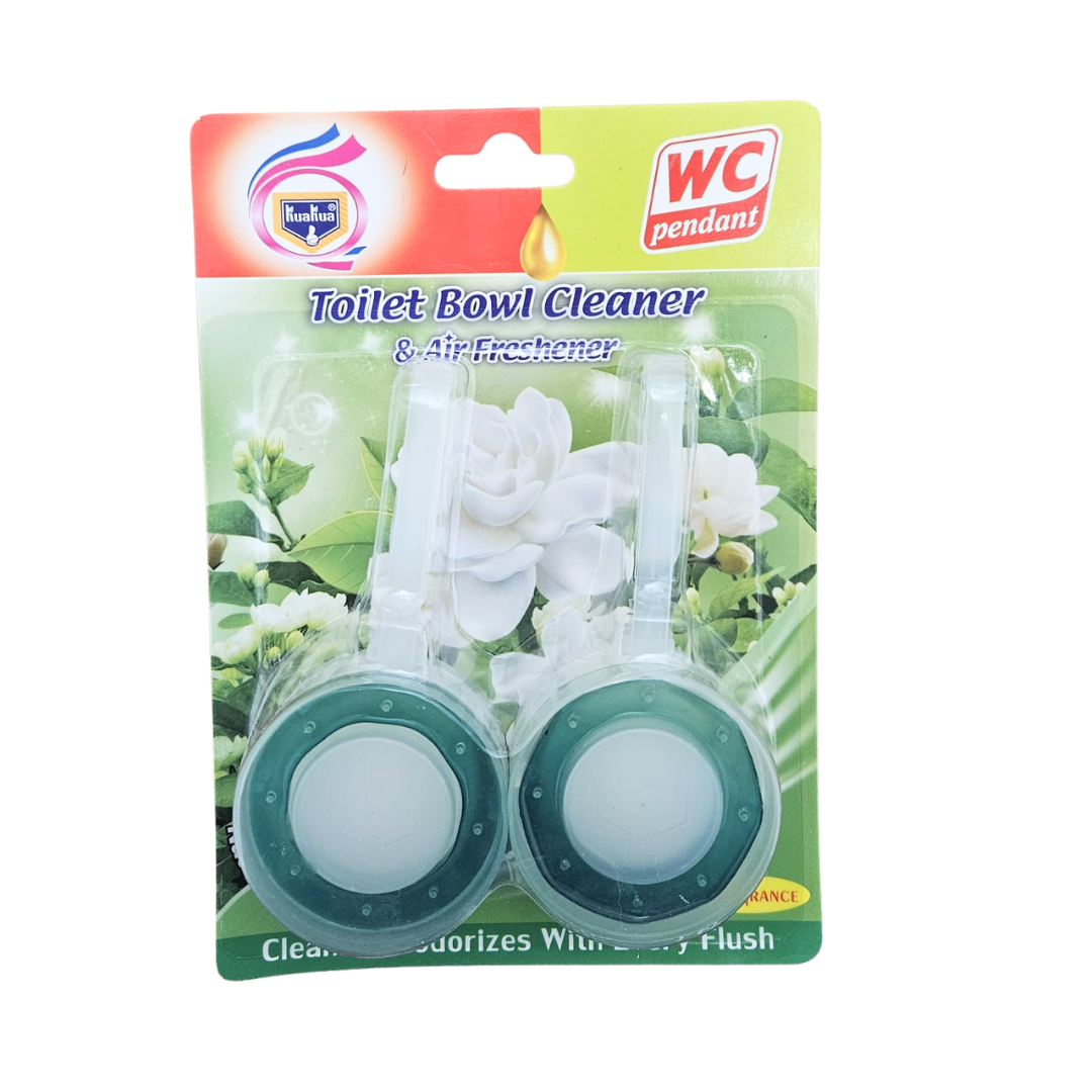 Pack 2 limpiadores de inodoro Kuakua TB aroma White Flower, gel adherente