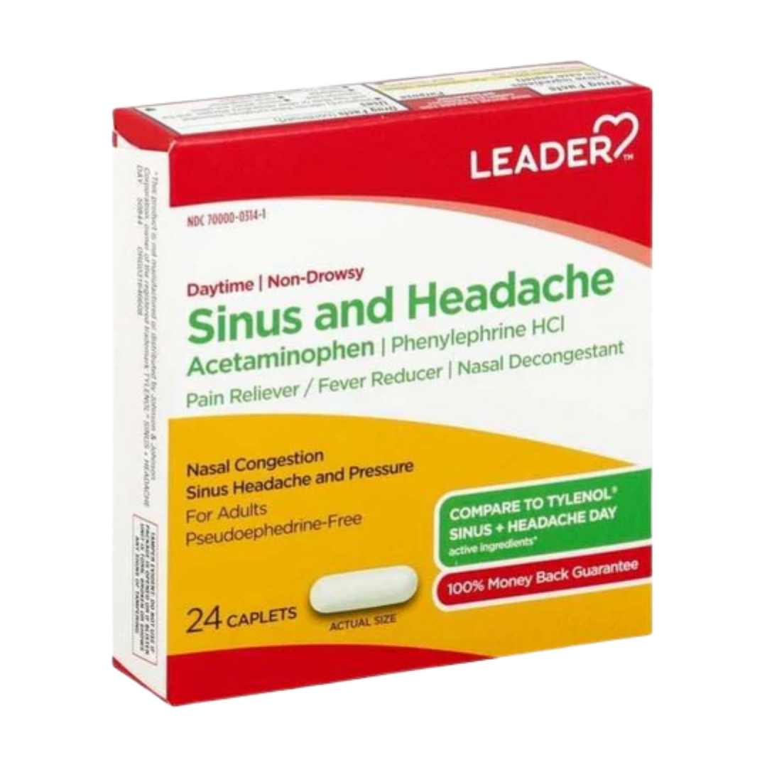 Blíster de 24 cápsulas LDR Allergy Sinus + Headache para alivio completo