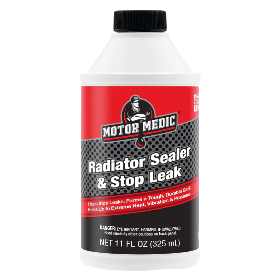 Botella de Limpiador de Radiador Motor Medic 10 Minutos 11 oz