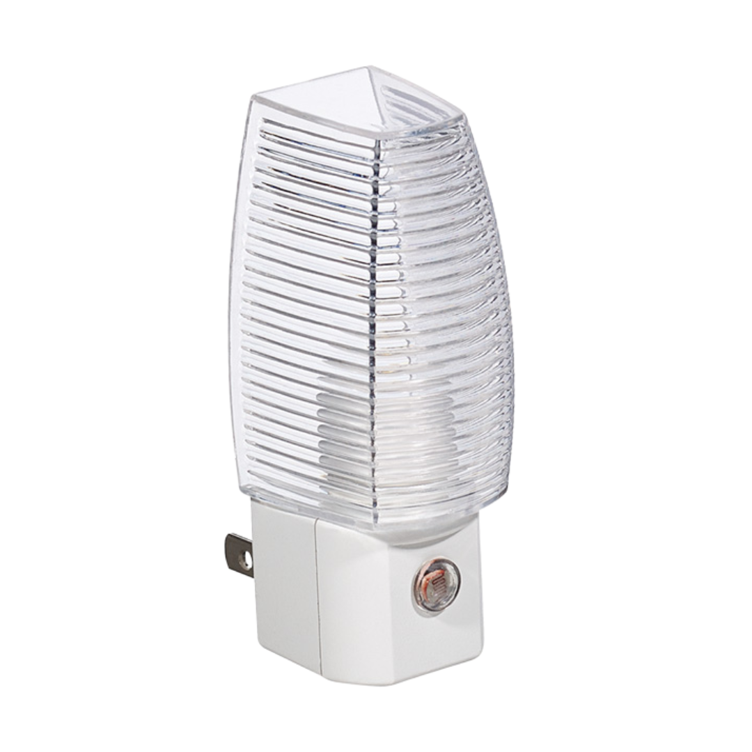 Luz nocturna enchufable LED con sensor crepuscular y luz cálida