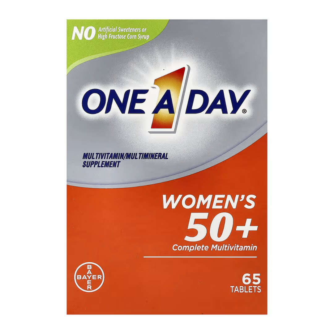 Envase de Tabletas One A Day Women 50+ Multivitamínico (65 ct)