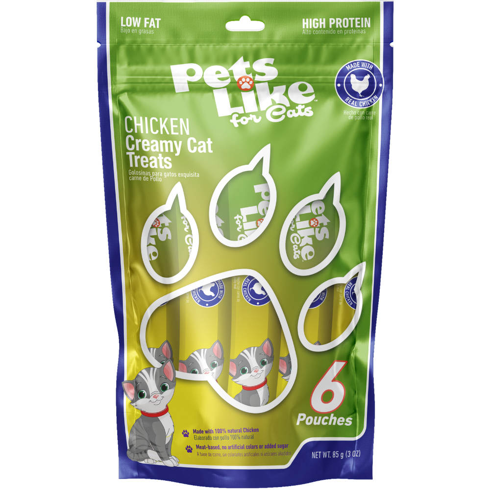 Pets Like Creamy Chicken Lickable Cat Treat (3.17 oz)