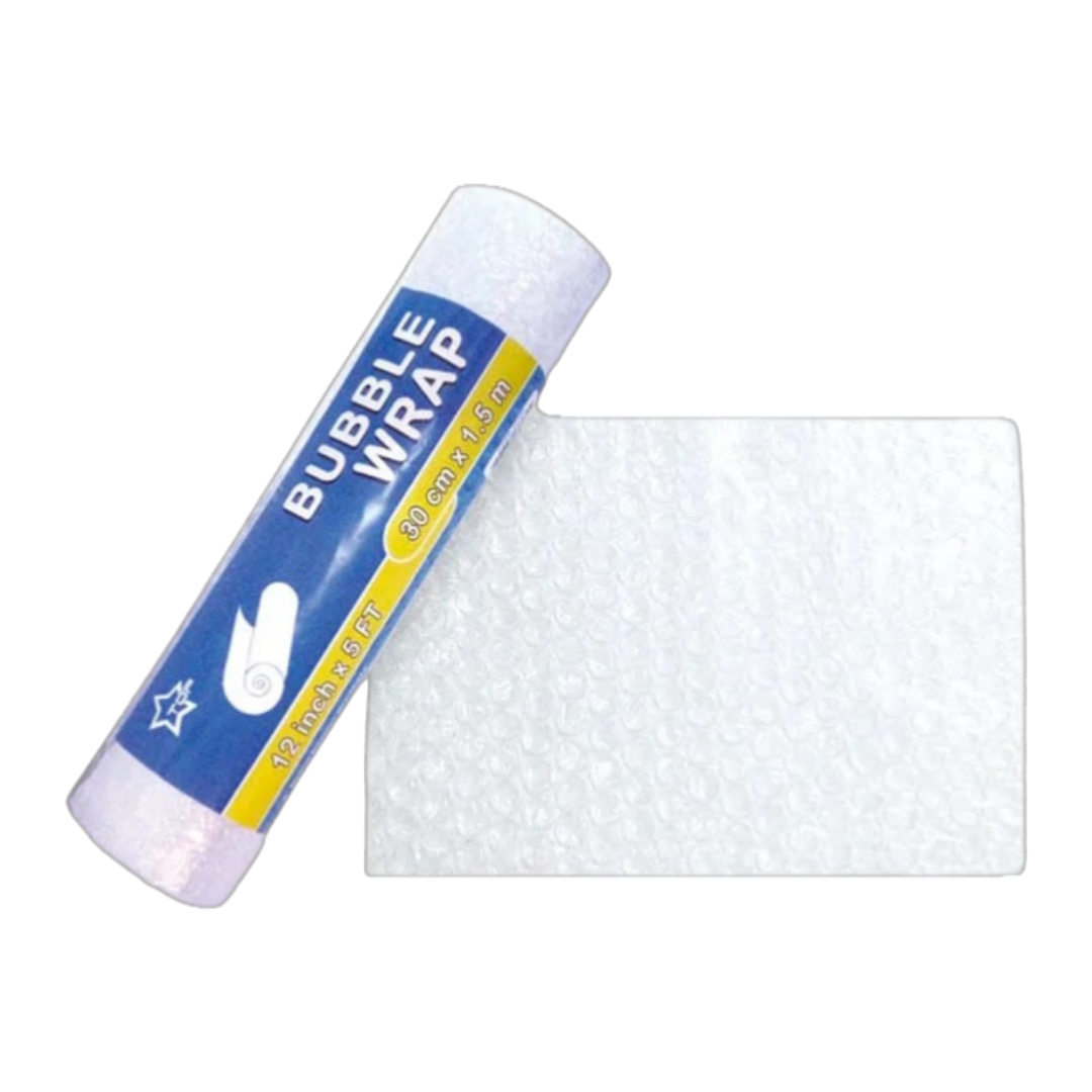 Rollos de plástico de burbujas 122 × 5 ft para embalaje