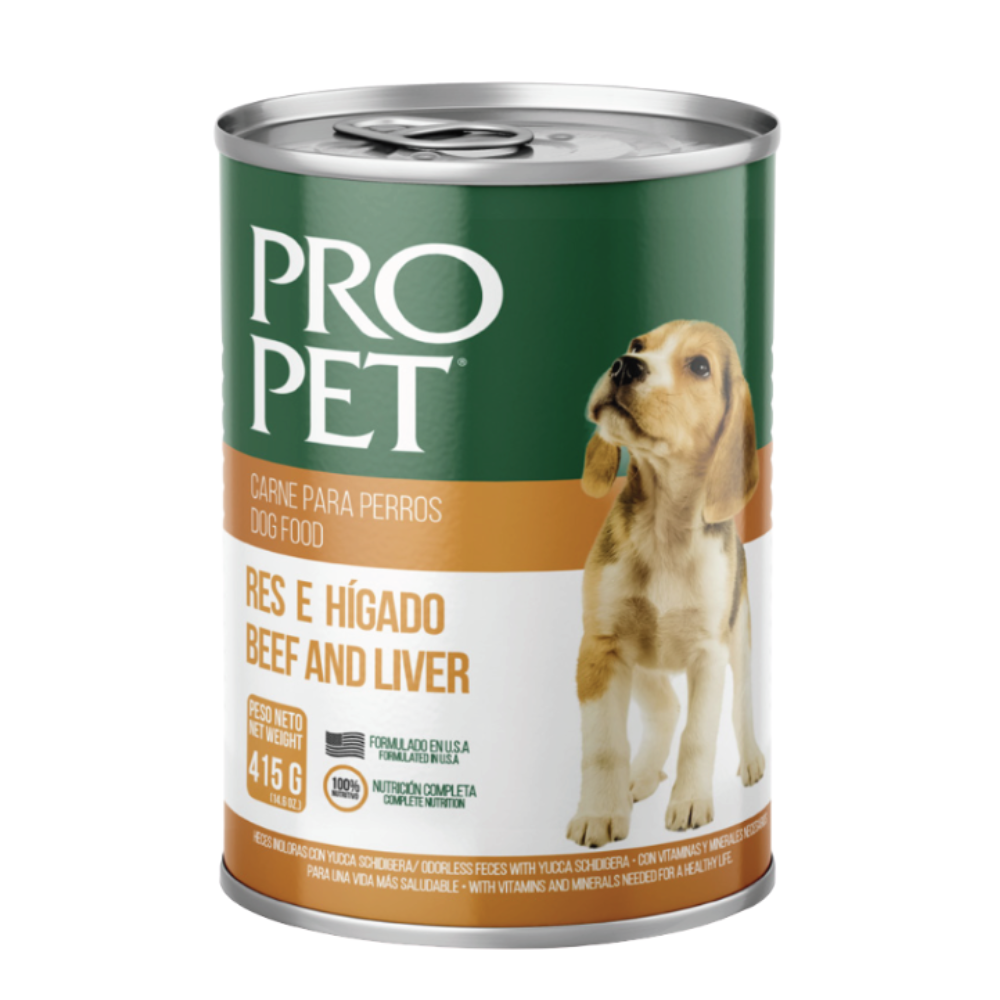 Pro Pet Beef & Liver Canned Dog Food (14.6 oz)