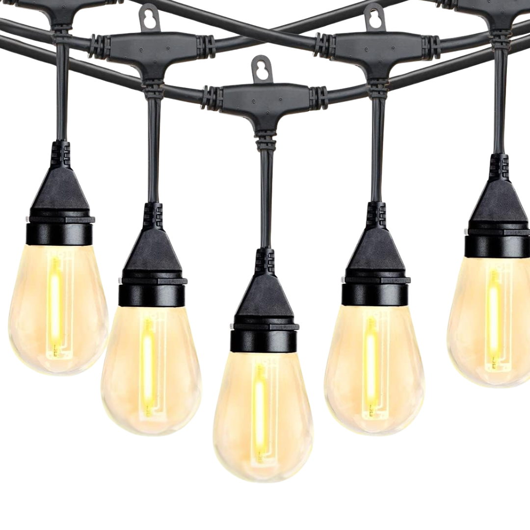 Solar Innovative LED String Lights – Warm White Outdoor Patio