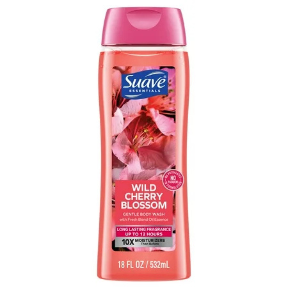 Suave Wild Cherry Blossom Body Wash (18 oz)