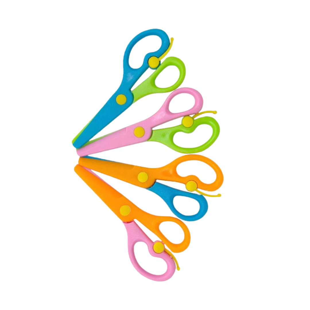 Tijeras punta redonda para niños Nice Day – tijeras infantiles seguras y ergonómicas