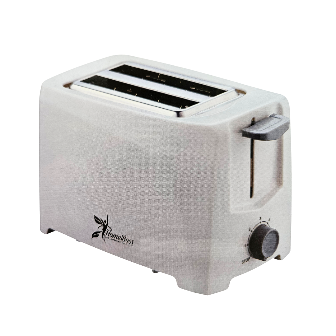Tostadora Homeboss 2 rebanadas 700 W, desayuno rápido y crujiente