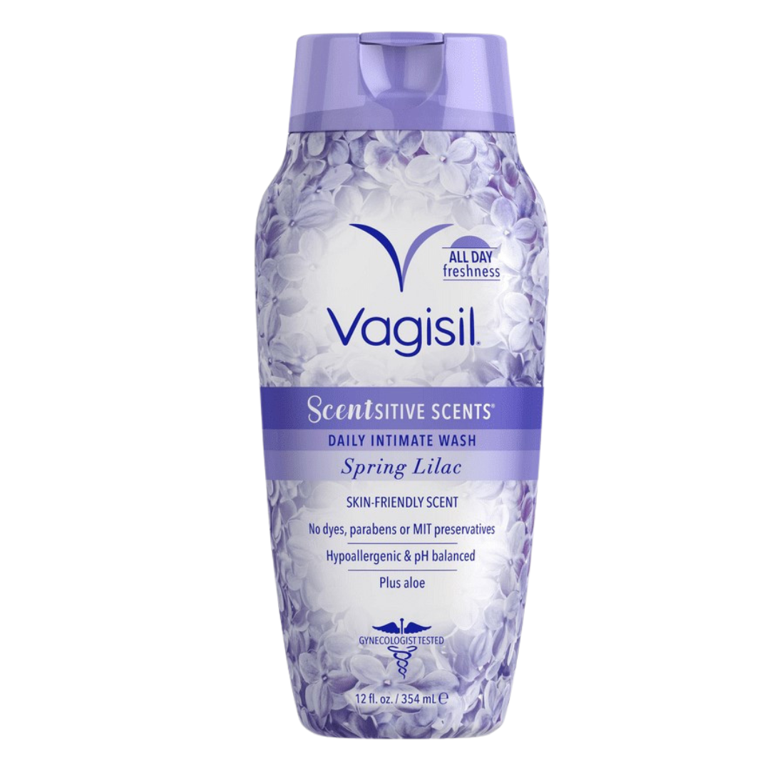 Gel íntimo Vagisil Fem Wash Sensitive Lilac (12 oz) para piel sensible