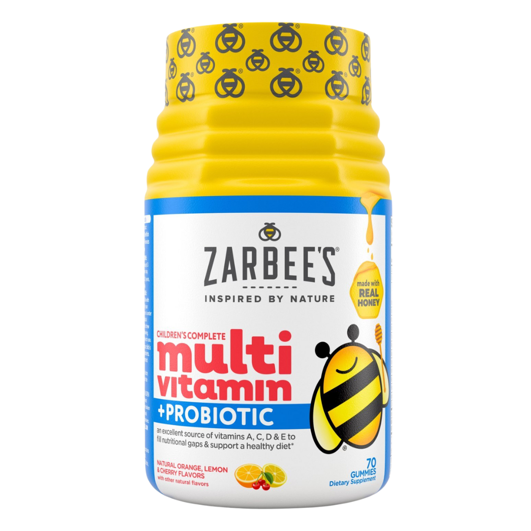 Envase de gomitas Zarbee’s Naturals Vitamina C (70 ct) sin azúcar