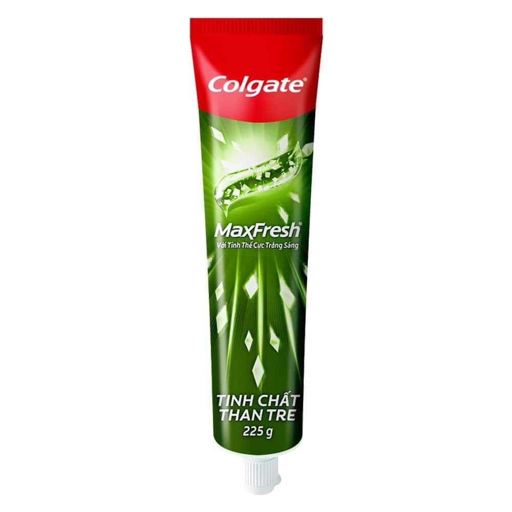 Colgate MaxFresh Bamboo Charcoal Toothpaste 225g + Toothbrush