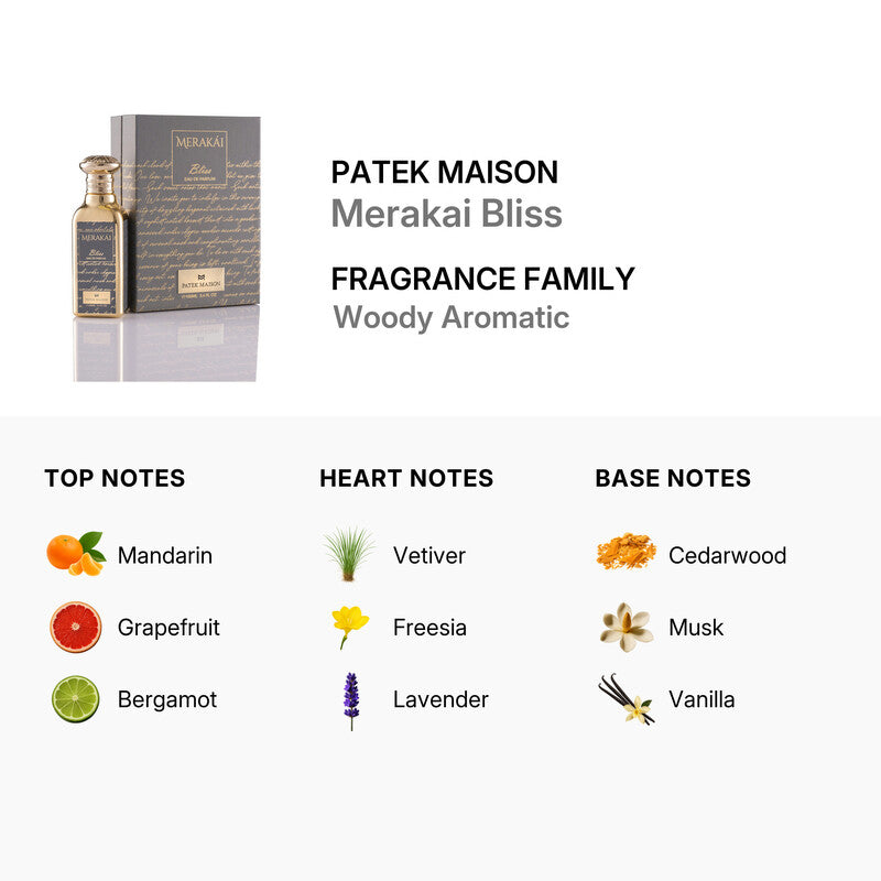 Patek Maison Unisex Merakai Bliss EDP 3.4 oz (100ml)