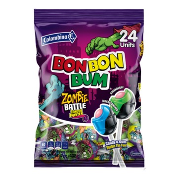 Bon Bon Bum Zombie Battle Lollipops chupetes rellenos edición especial