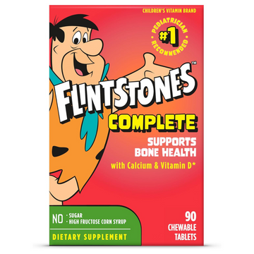 Multivitamínico FLINSTONE Complete 90 tabletas masticables para niños