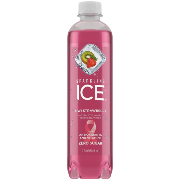 Sparkling Ice Kiwi Strawberry Flavored Sparkling Water (17oz)