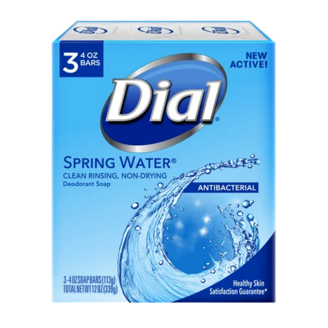 Dial Bar Soap pack 3 jabones surtidos 4oz c/u