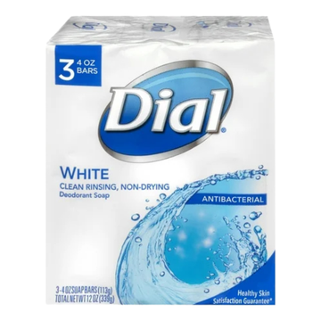Dial Bar Soap pack 3 jabones surtidos 4oz c/u