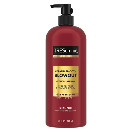 Shampoo TRESemmé Keratin Smooth Blowout 28 oz anti frizz