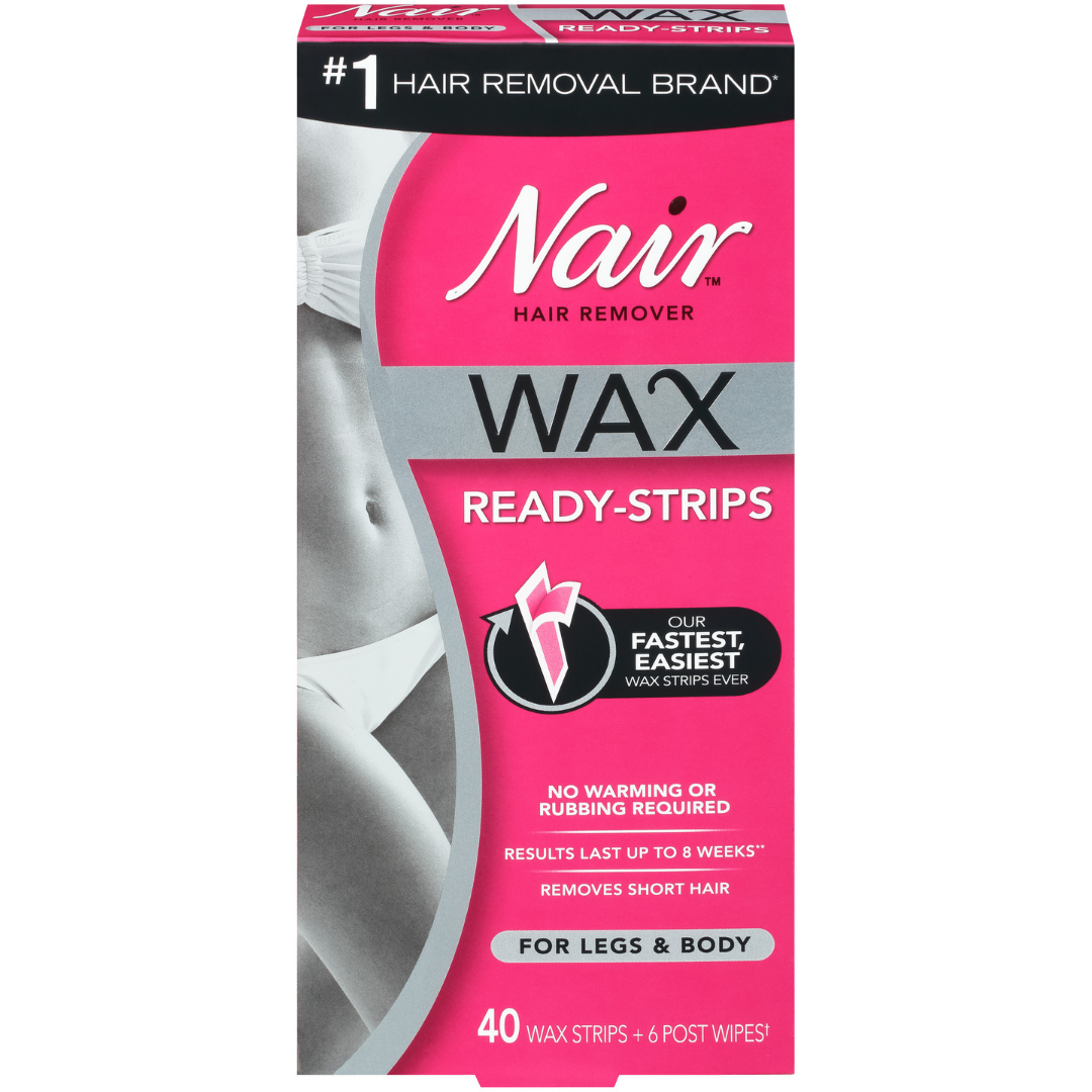 Tiras de cera Nair Ready-Strips piernas y cuerpo 40 unid