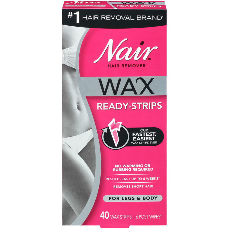 Nair Wax Ready-Strips for Legs & Body (40ct)