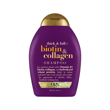OGX Biotin & Collagen Shampoo 13 oz volumen y grosor