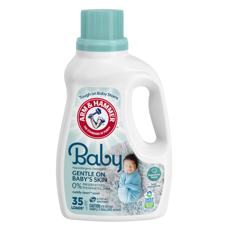 Arm & Hammer Baby Hypoallergenic Laundry Detergent Clean Scents (45.5oz)