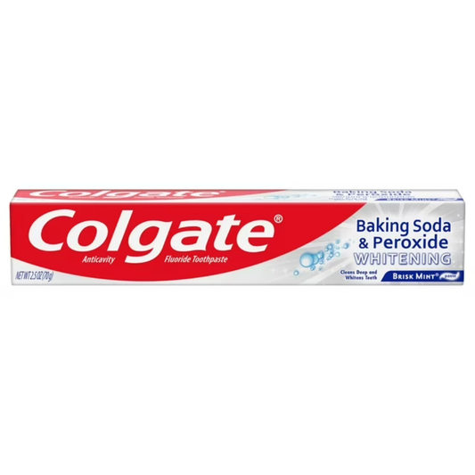 Colgate Baking Soda and Peroxide Whitening Toothpaste (2.5oz)