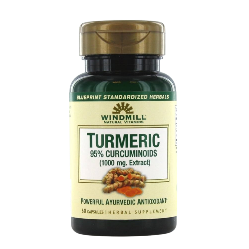 Windmill Turmeric 1000mg with 95% Curcuminoids (60 Capsules)