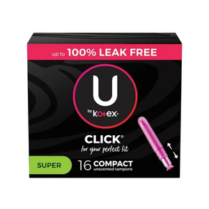 U by Kotex Click Compact Tampons Super (16ct)