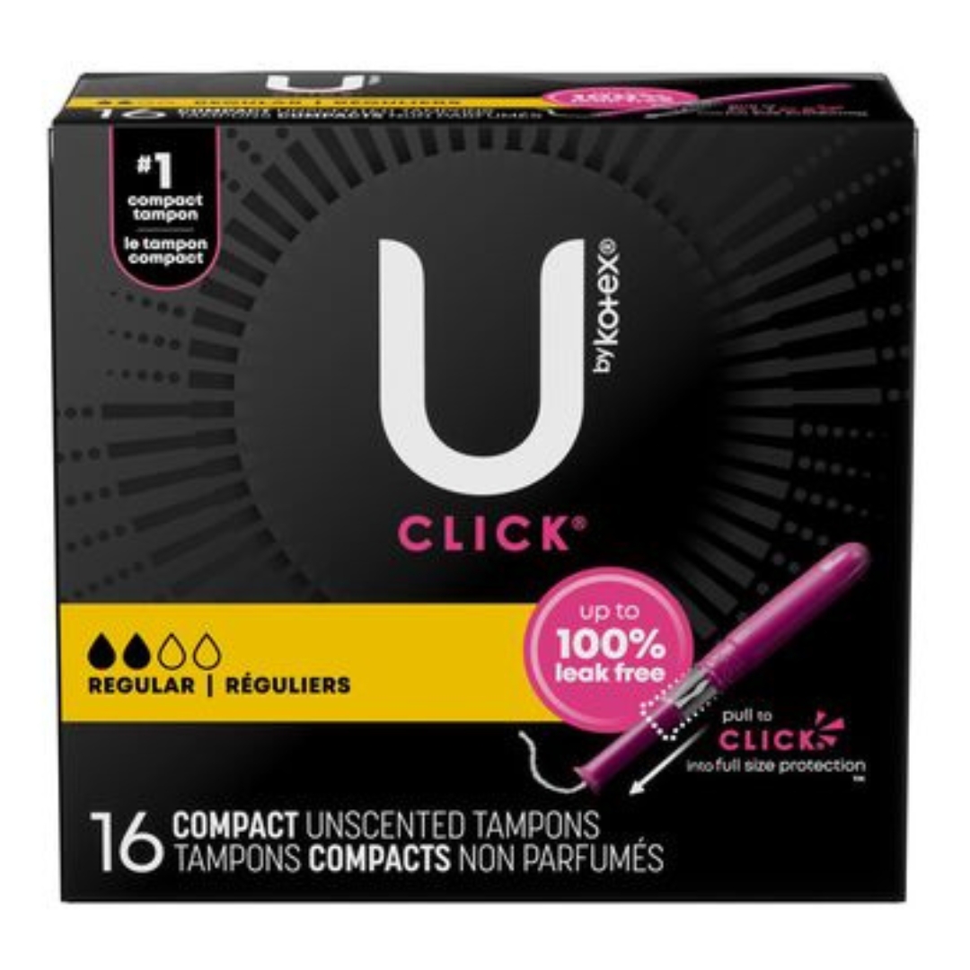 Tampones KOTEX Click Regular 16 unidades