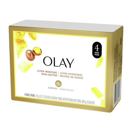 Olay Beauty Bars jabones manteca de karité y niacinamida 4 unidades