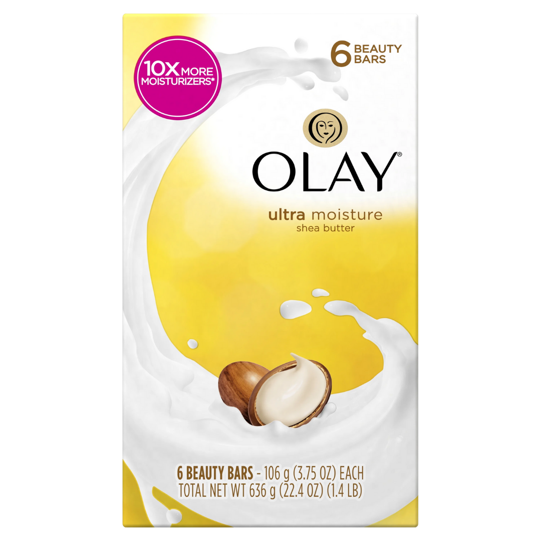 Olay jabón barra Ultra Moisture manteca de karité 6 unidades