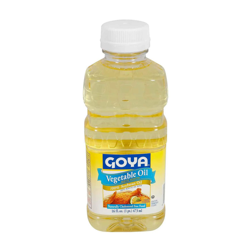 Aceite Vegetal de Soya para Cocinar Goya, Freír y Hornear, 16 fl oz
