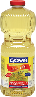 Aceite de Canola 100% Puro para Cocinar, Freír y Hornear Goya, 16 fl oz
