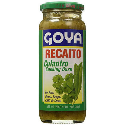 Recaito Goya  Base de Culantro con Cebolla y Ajo, 12 oz