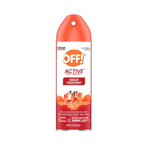 OFF! Active repelente de insectos resistente al sudor, ideal deportes.