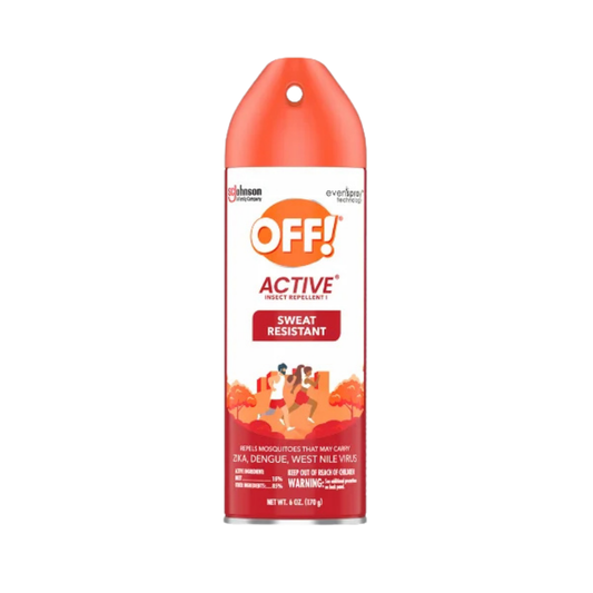OFF! Active repelente de insectos resistente al sudor, ideal deportes.
