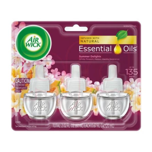Air Wick Scented Oil Refills Summer Delights (3 Pack)