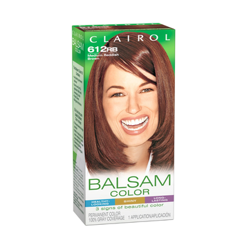 Clairol Balsam #612RB Medium Reddish Brown tinte cabello rojizo