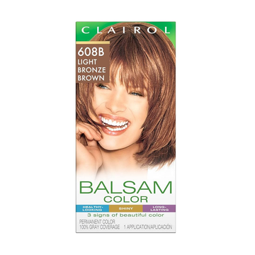 Clairol Balsam #608B Light Bronze tinte cabello bronce claro
