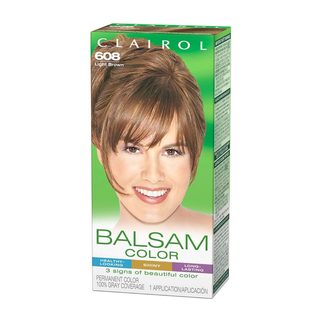 Clairol Balsam #608 Light Brown tinte cabello castaño claro