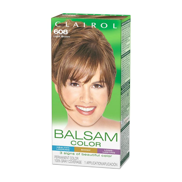 Clairol Balsam #608 Light Brown tinte cabello castaño claro
