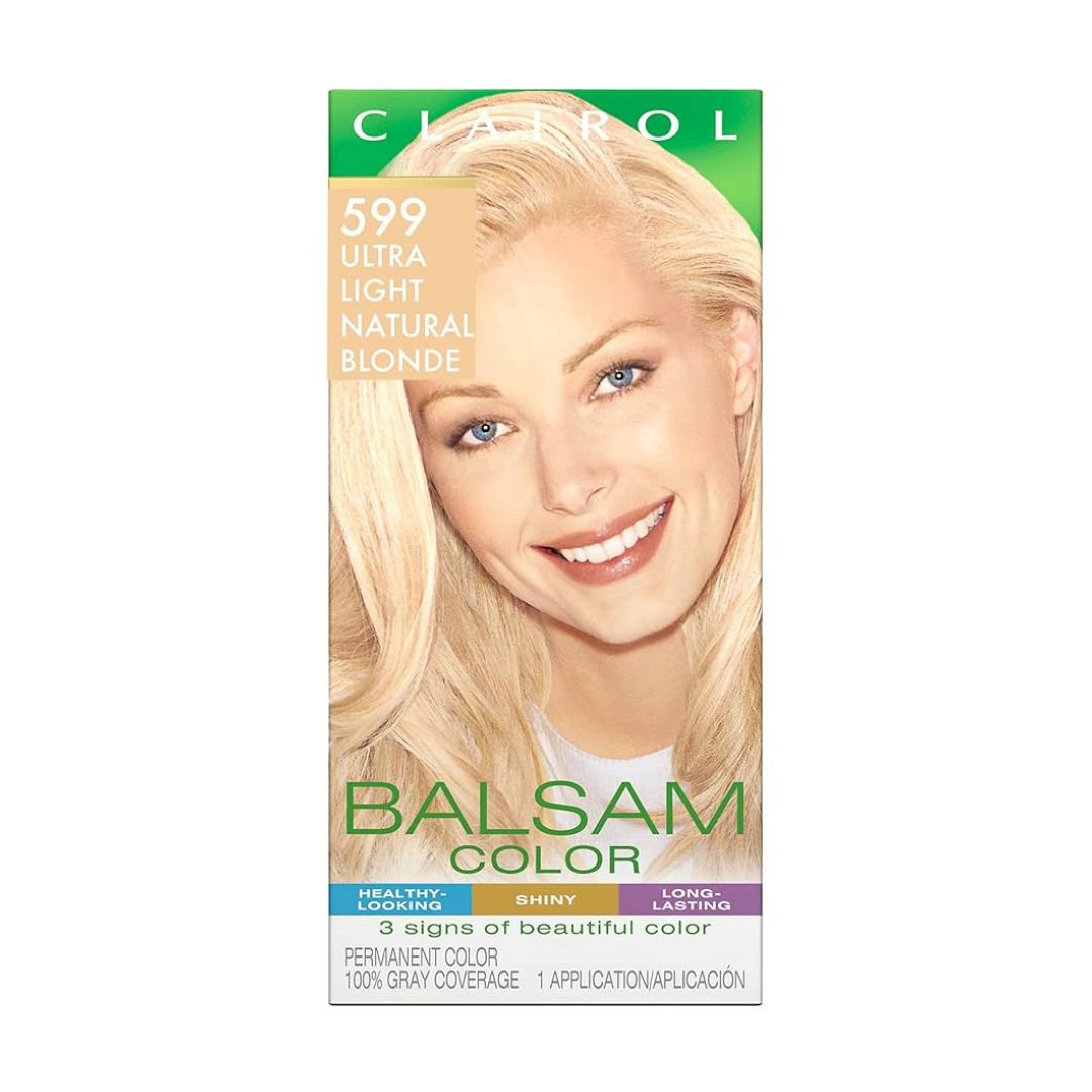 Clairol Balsam #599 Ultimate Light Blonde tinte cabello rubio claro