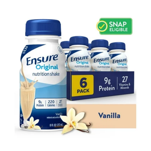 Ensure Original Nutrition Shake Vanilla (8oz 6pk)