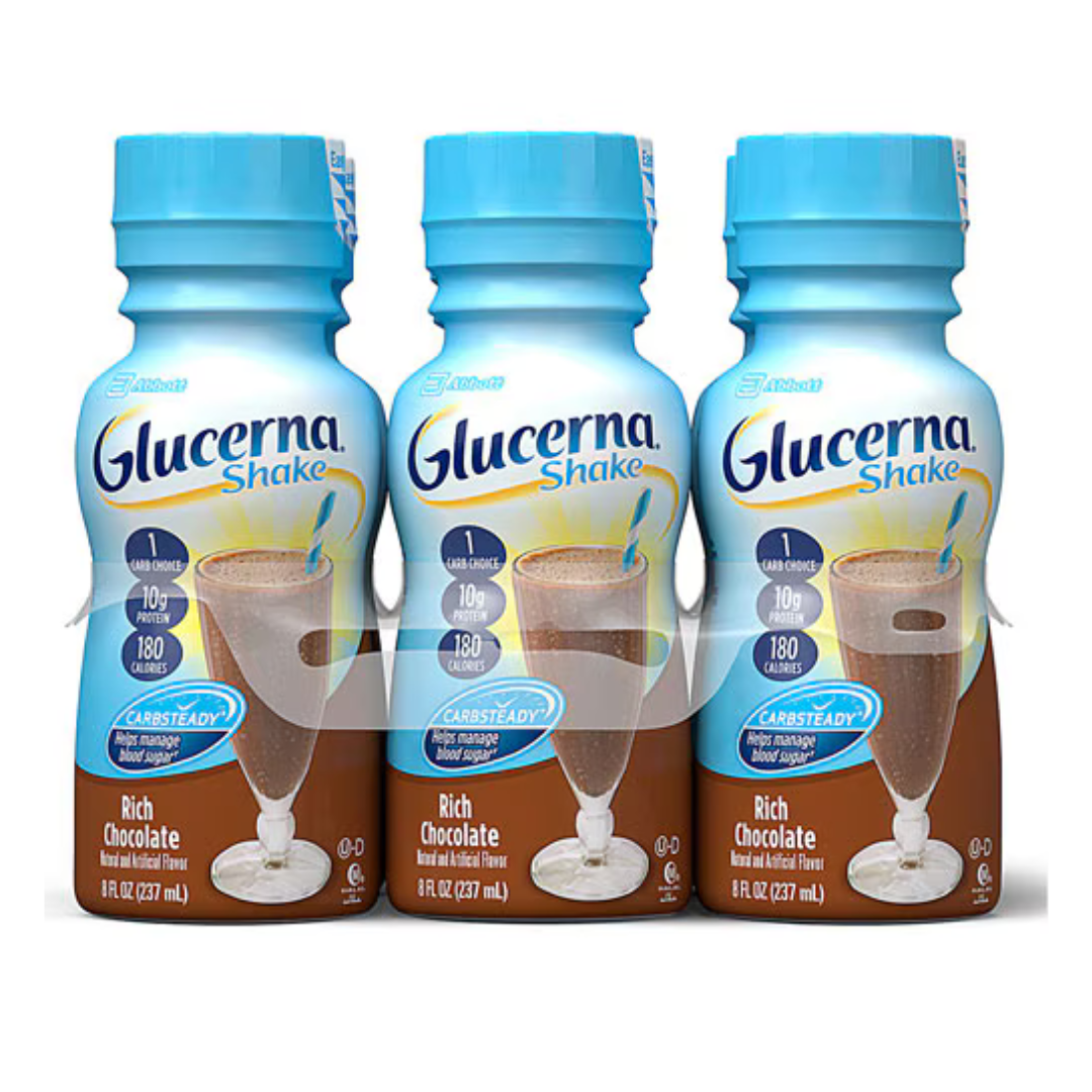 Bebida nutricional GLUCERNA chocolate 6 pack