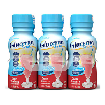 Bebida nutricional GLUCERNA fresa 6 pack