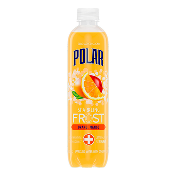 Polar agua chispeante sabor naranja mango cero calorías 16oz